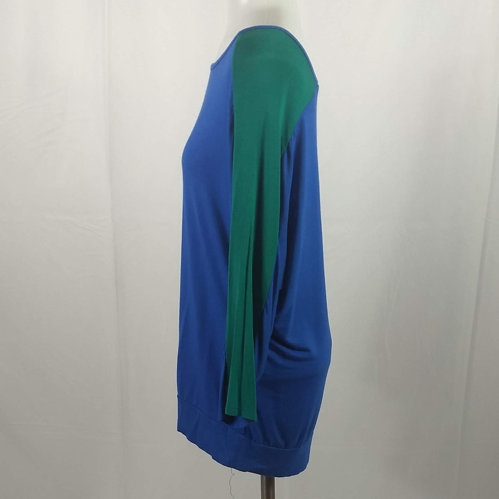 Coldwater Creek Size Small Blue/Green blouse Shirt - Picture 5 of 7